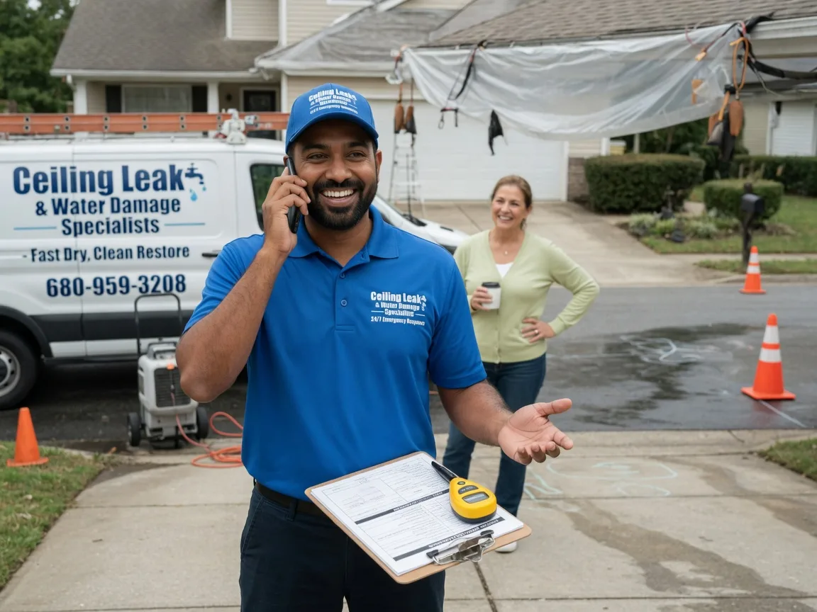 Ceiling Leak Cleanup Mchenry, ND FAQs